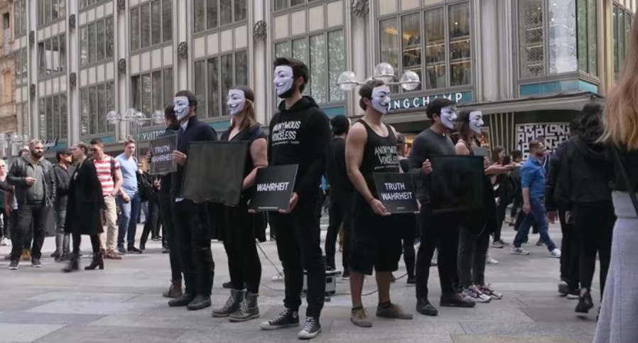 Anonymous for the Voiceless Cube of Truth FUNK Reporter Youtube