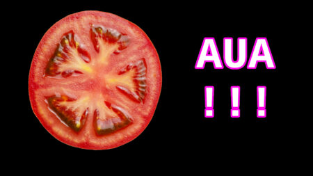 Tomate sagt Aua