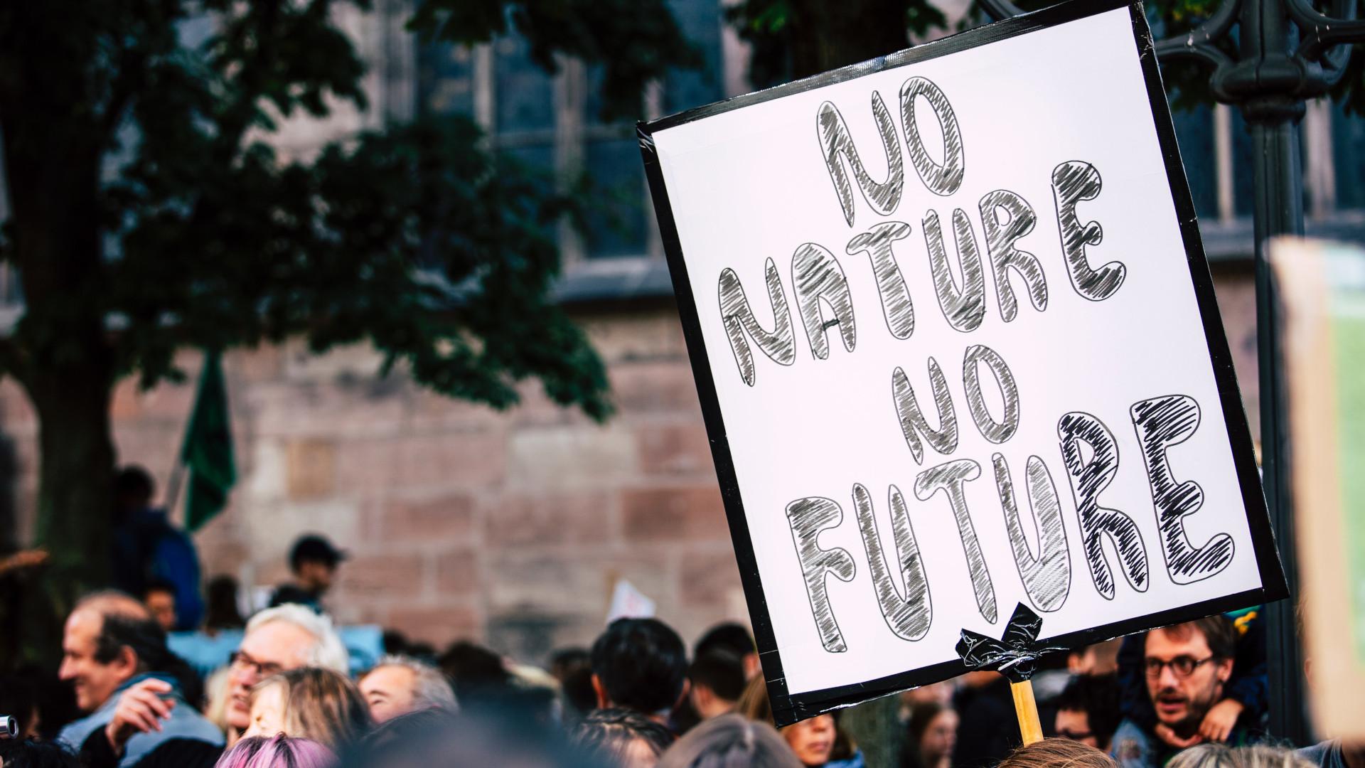 Klima Protest No Nature No Future